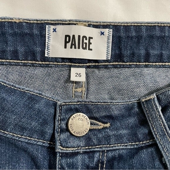 Paige Jimmy Jimmy‎ Skinny Jean Size 26 Willa Destroyed Patchwork - Picture 4 of 11